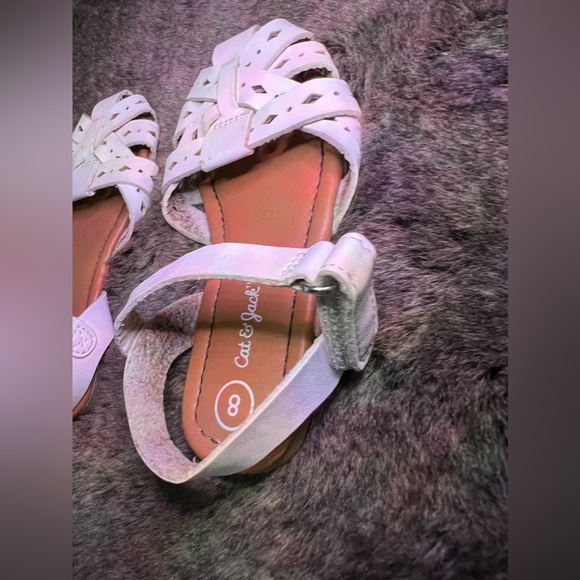 CAT & JACK TODDLER GIRL HUARACHE SANDALS SIZE 8 - Picture 4 of 4